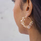 Crystal Wrapped 14K Gold Filled Earring Hoops