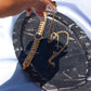 Marble Platter: Black Calcite