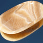 Marble Platter: Orange Calcite